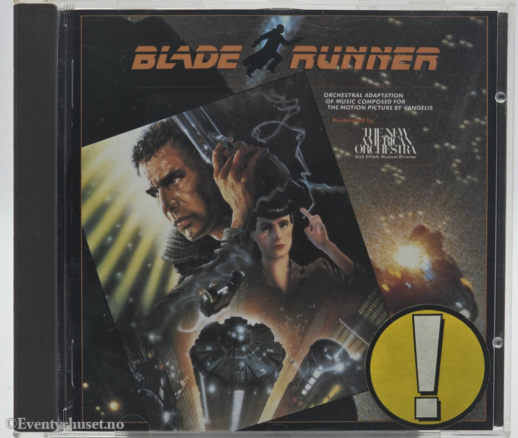 Vangelis / The New American Orchestra. 1982. Blade Runner – Orchestral Adaptation. CD.