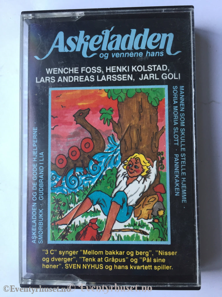 Askeladden. Wenche Foss Henki Kolstad Lars Andreas Larssen Jarl Goli. 1986. Kassettbok. Kassettbok