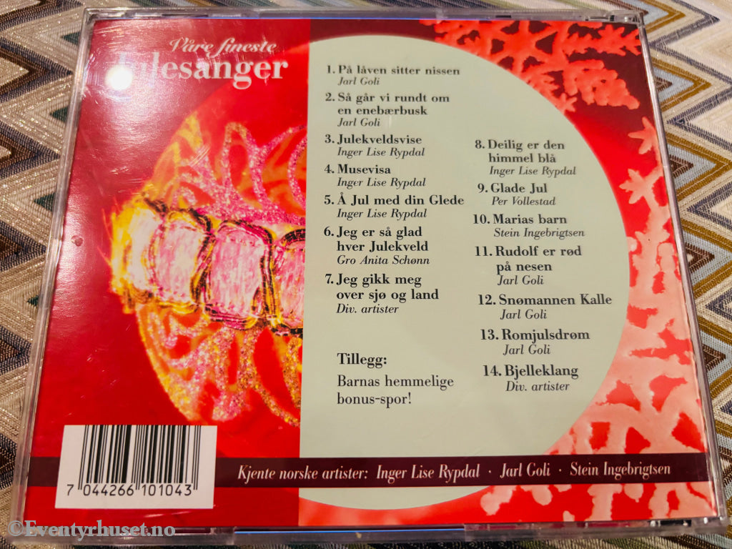 Våre fineste julesanger. CD.