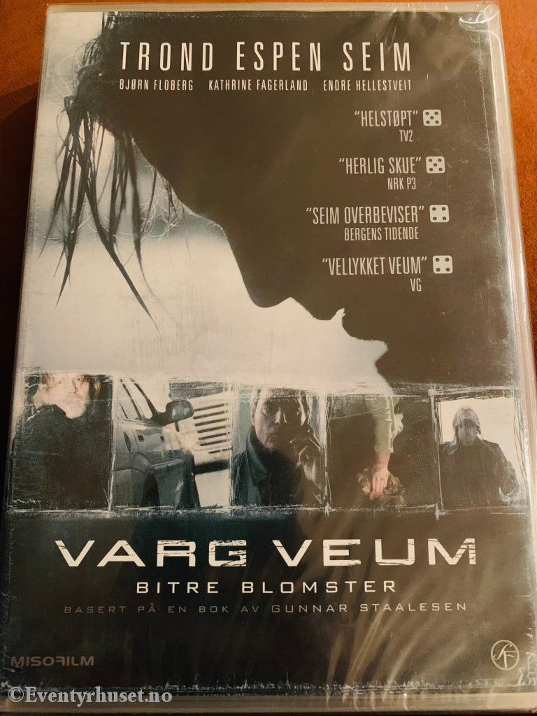 Varg Veum - Bitre Blomster. 2007. Dvd. Ny I Plast! Dvd