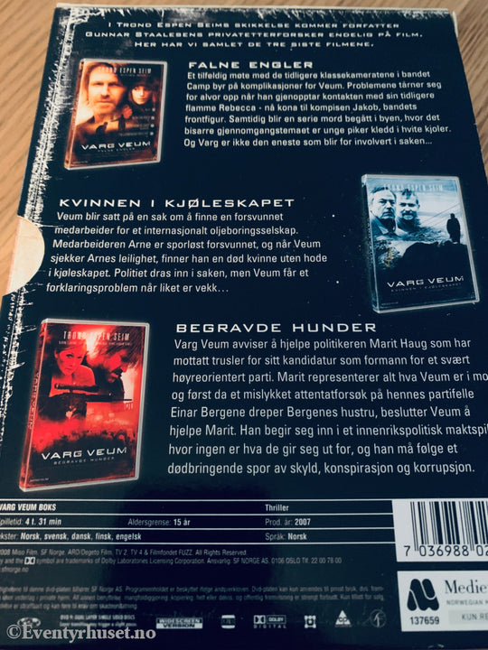 Varg Veum – Boks. 2011. DVD samleboks