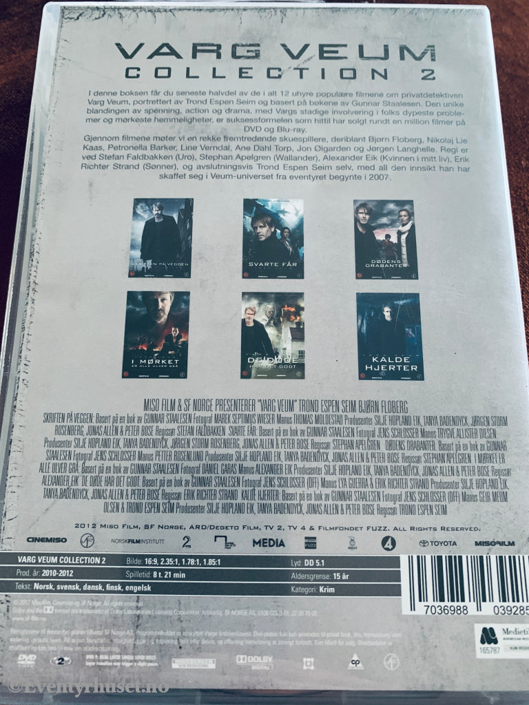 Varg Veum Collection 2. DVD samleboks.