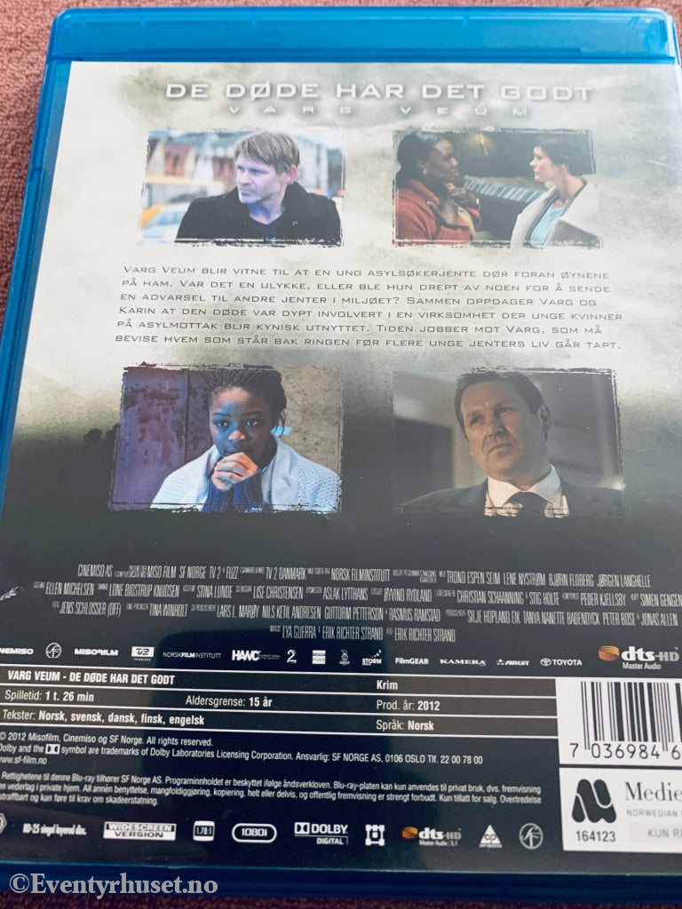 Varg Veum - De døde har det godt. Blu-ray.