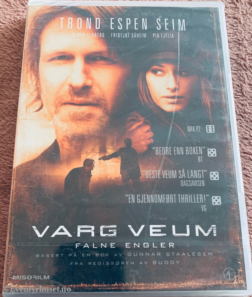 Varg Veum: Falne Engler (2008). DVD. Ny i plast!