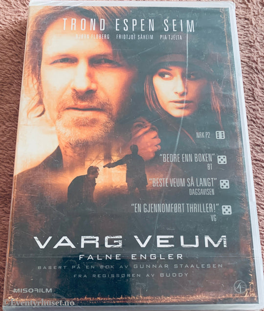 Varg Veum: Falne Engler (2008). DVD. Ny i plast!