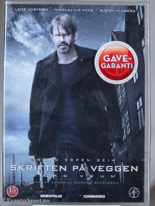 Varg Veum: Skriften på veggen (2010). DVD. Ny i plast!