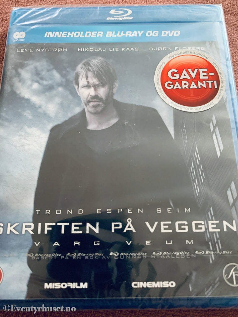 Varg Veum - Skriften på veggen. Blu-ray. Ny i plast!