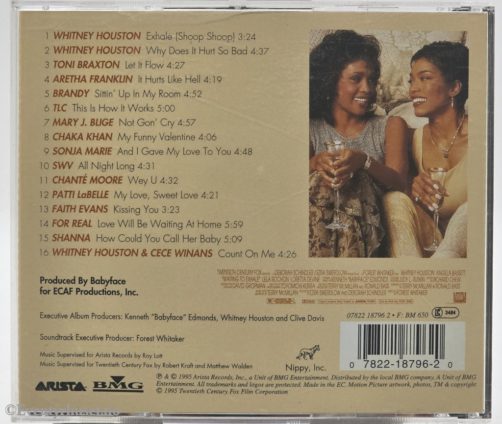 Various. 1995. Waiting to Exhale (Original Soundtrack Album). CD.