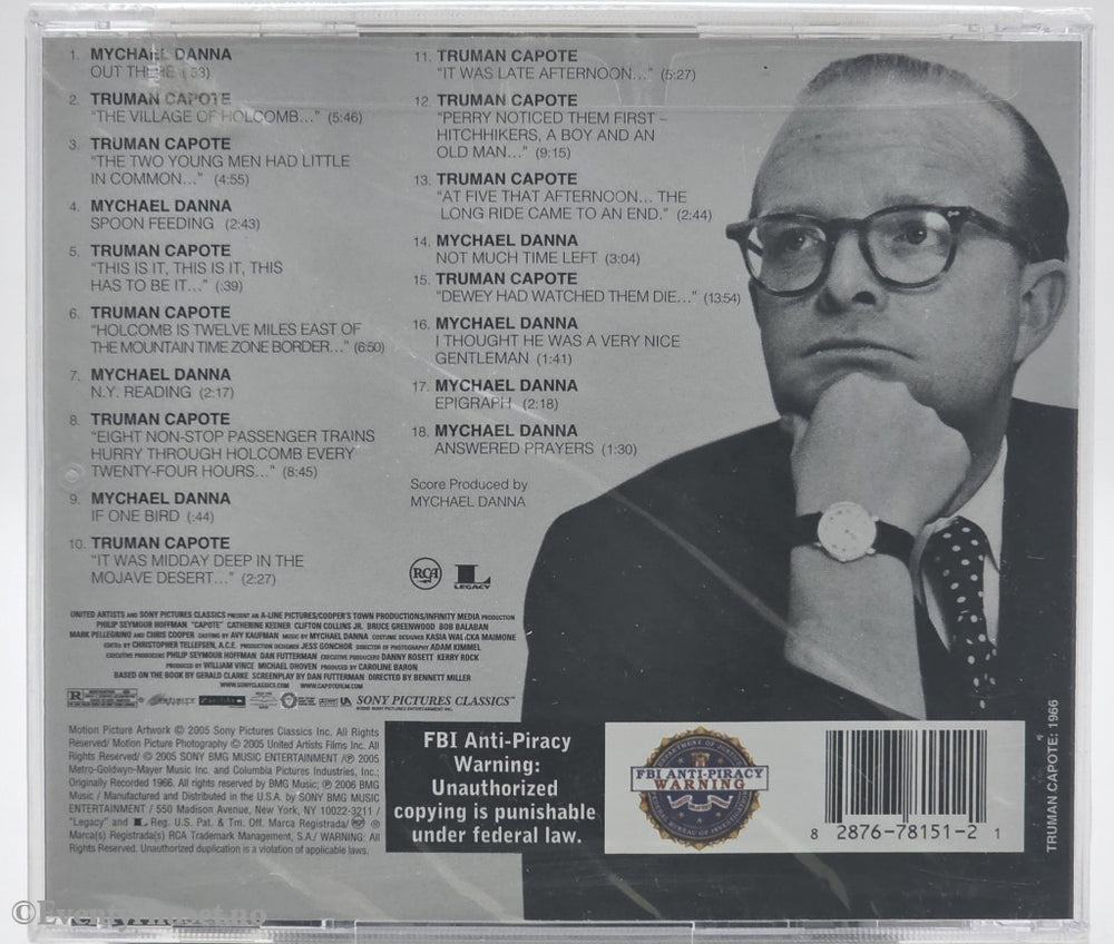 Various. 2005. Capote The Album. CD.