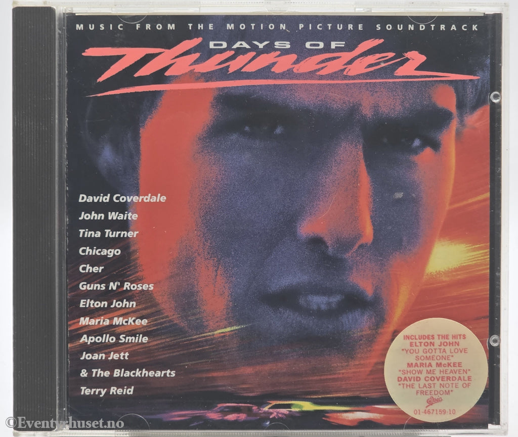 Various Artists. 1990. Days of Thunder – Music From the Motion Picture Soundtrack. CD.