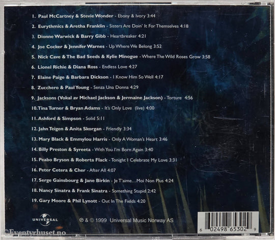 Various Artists. 1990. Duetter . CD.