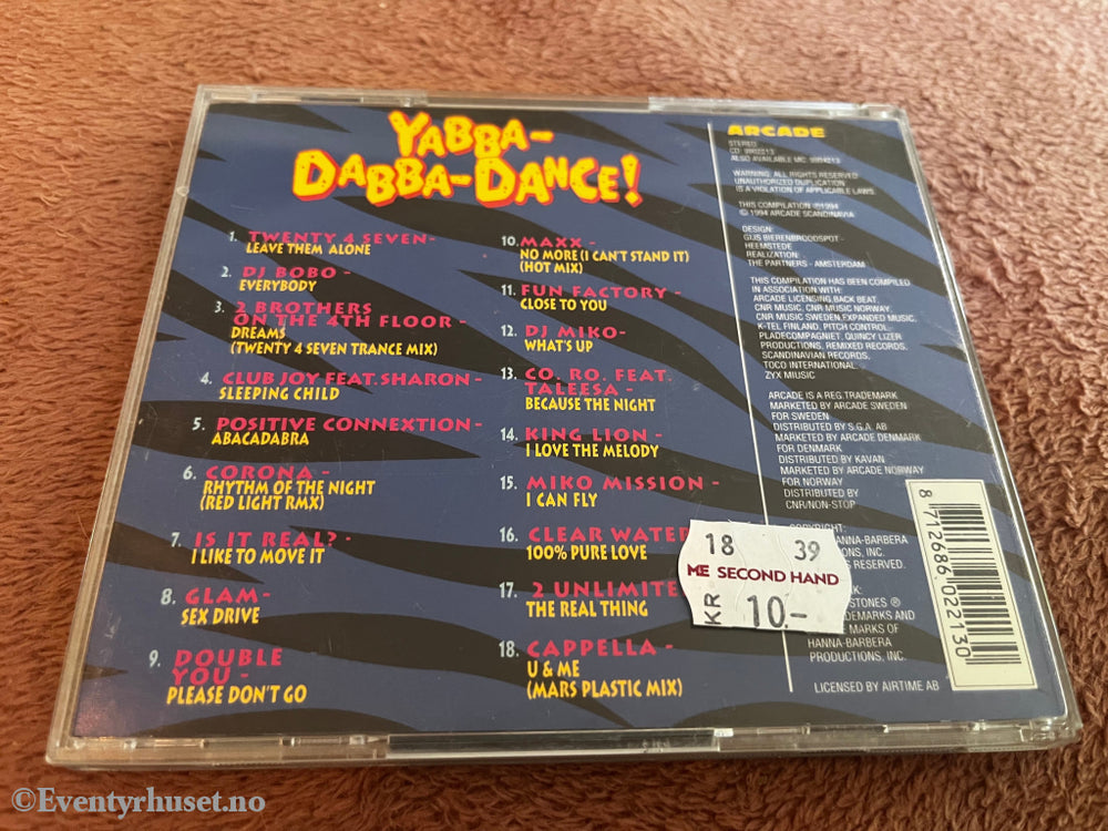 Various Artists. 1994. Yabba-Dabba-Dance!. Musikk på CD.