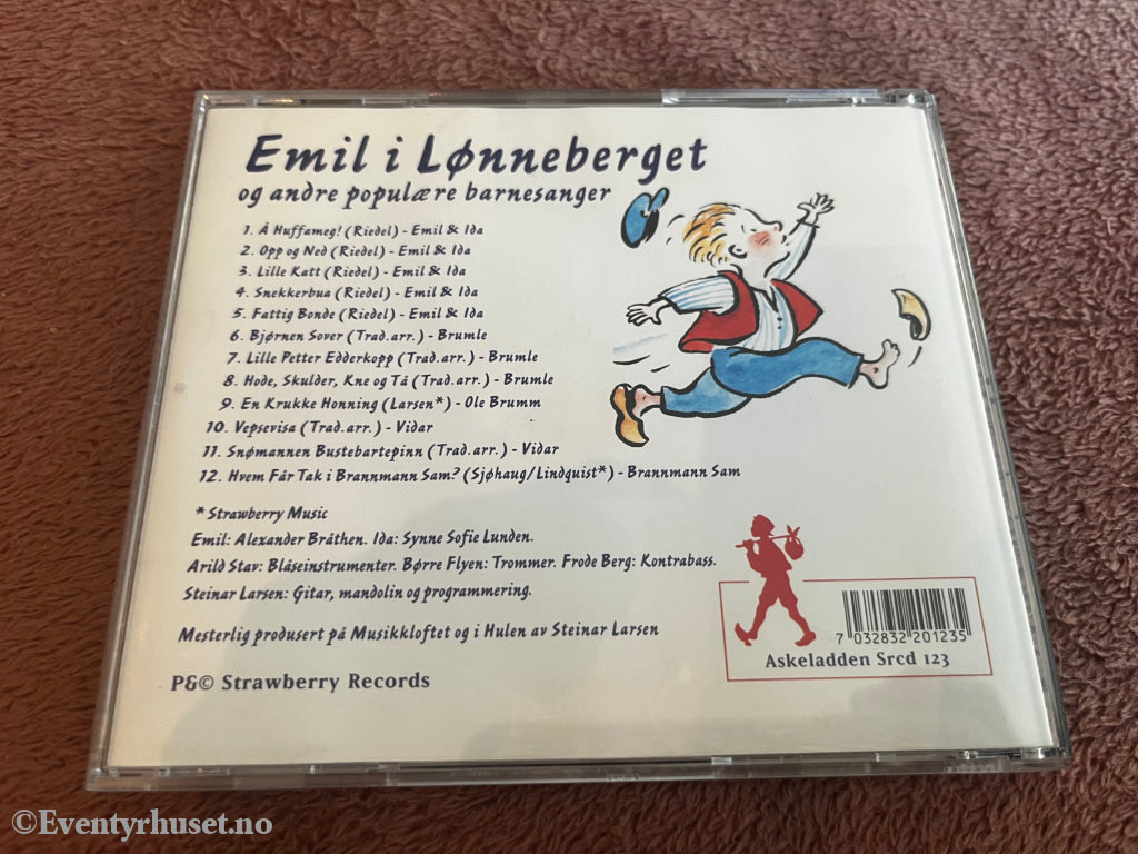 Various Artists. 1995. Emil i Lønneberget og andre populære barnesanger. Musikk på CD.