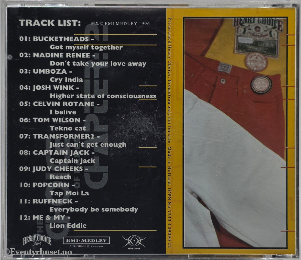 Various Artists. 1996. The Choice of Dance Chapter: 2. . CD.