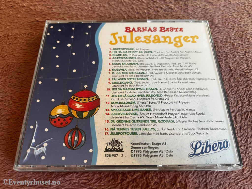 Various Artists. 2000. Barnas Beste: Julesanger (Libero). Musikk på CD.