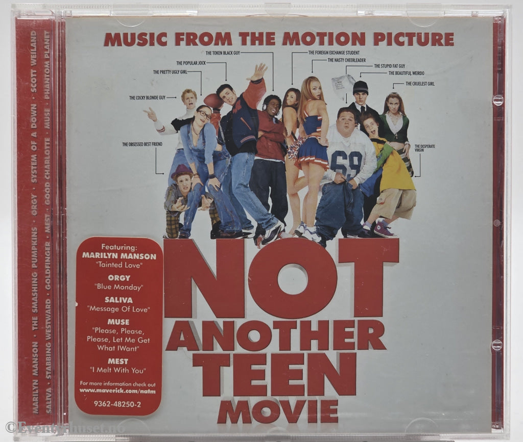 Various Artists. 2001. Not Another Teen Movie – Music From the Motion Picture. CD.