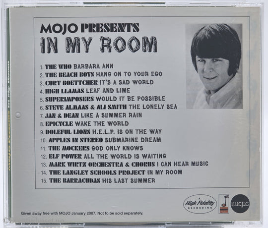 Various Artists. 2002. Mojo Presents In My Room – A Tribute to the Genius of Brian Wilson. CD.