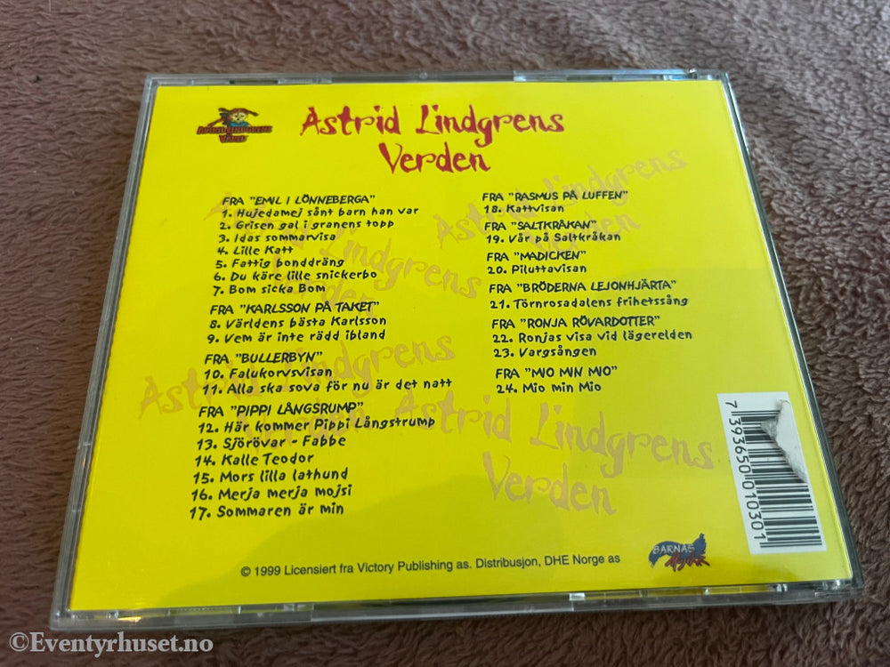 Various Artists. 2003. Astrid Lindgrens Verden. Musikk på CD.
