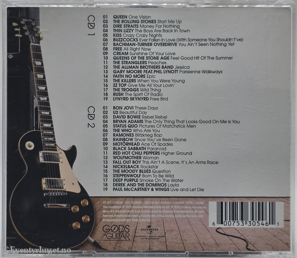 Various Artists. 2011. Gods of Guitar. . CD.
