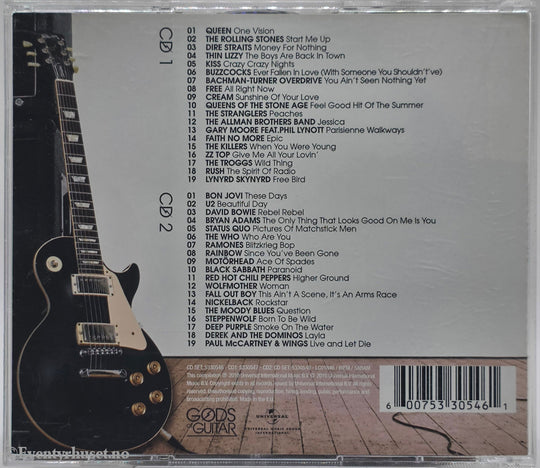 Various Artists. 2011. Gods of Guitar. . CD.