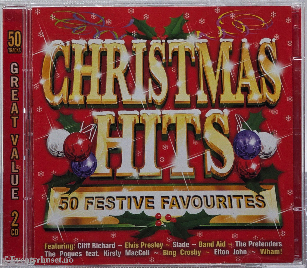 Various Artists. Christmas Hits: 50 Festive Favourites. 2004. Musikk-CD.