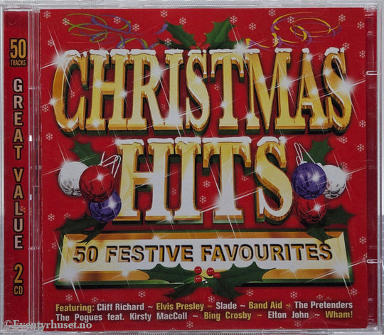 Various Artists. Christmas Hits: 50 Festive Favourites. 2004. Musikk-CD.
