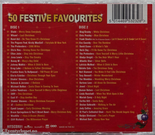 Various Artists. Christmas Hits: 50 Festive Favourites. 2004. Musikk-CD.