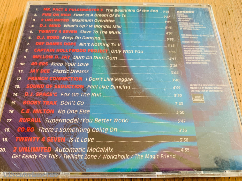 Various Artists – Mega Dance. 1993. CD.