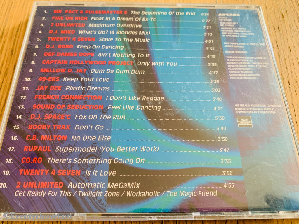 Various Artists – Mega Dance. 1993. CD.