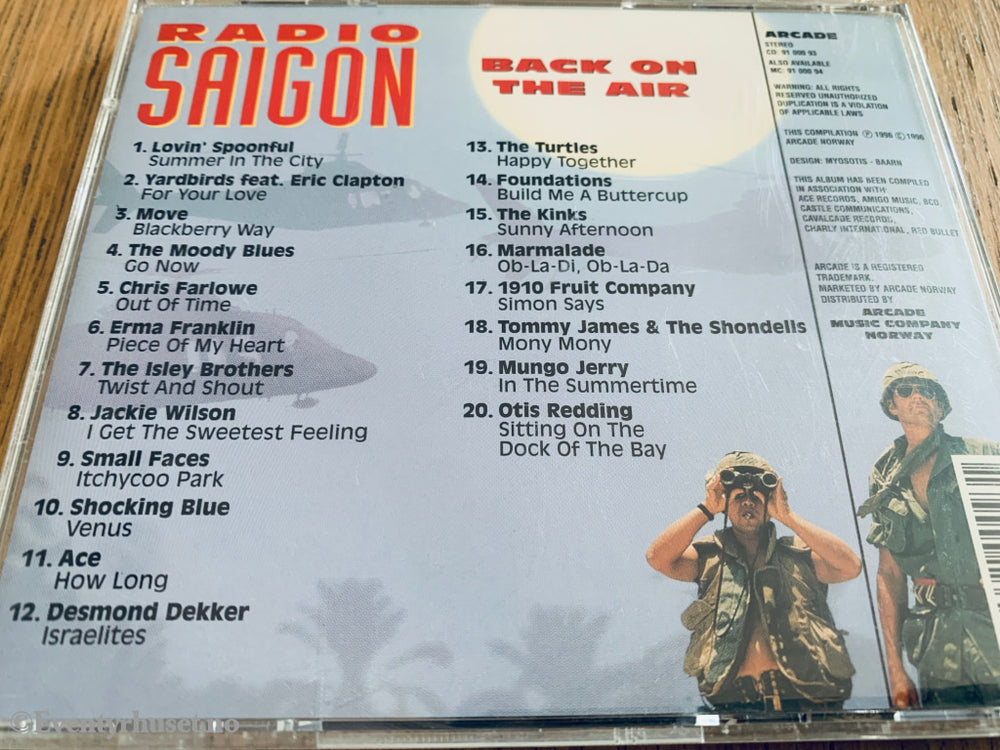Various Artists – Radio Saigon: Back on the Air. 1991. CD.