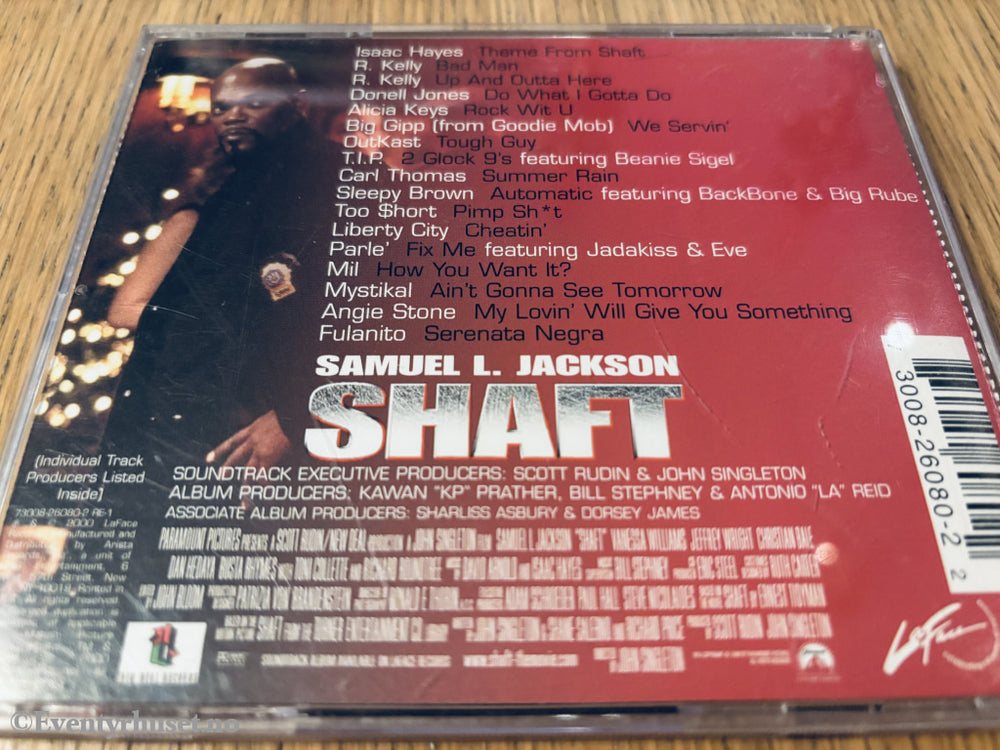 Various Artists – Shaft: Music from and Inspired by the Motion Picture (2000). CD.