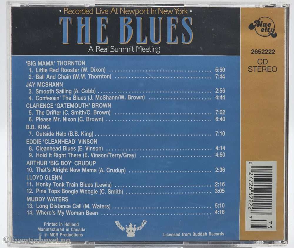 Various. TBD. The Blues A Real Summit Meeting. CD.