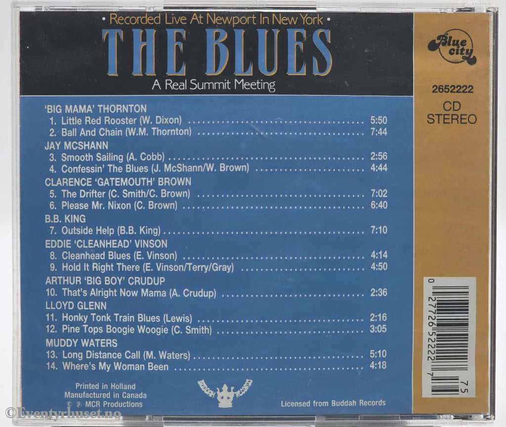 Various. TBD. The Blues A Real Summit Meeting. CD.