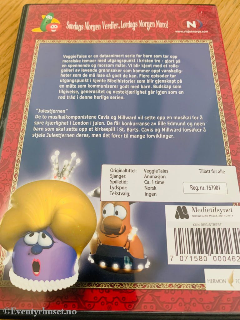 VeggieTales: The Star of Christmas – Julestjernen (2002). DVD.