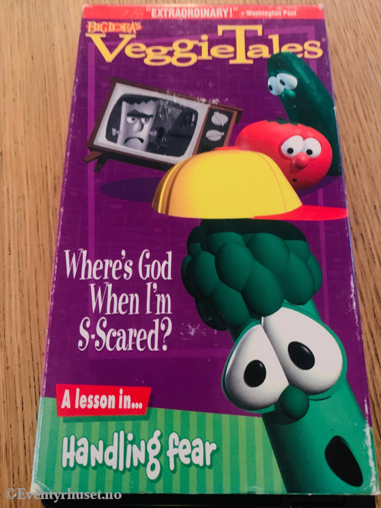 VeggieTales: Where’s God When I’m S‑Scared? 1993 VHS.