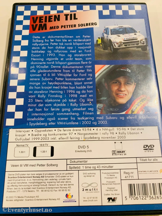 Veien Til Vm Med Petter Solberg. 2003. Dvd. Dvd