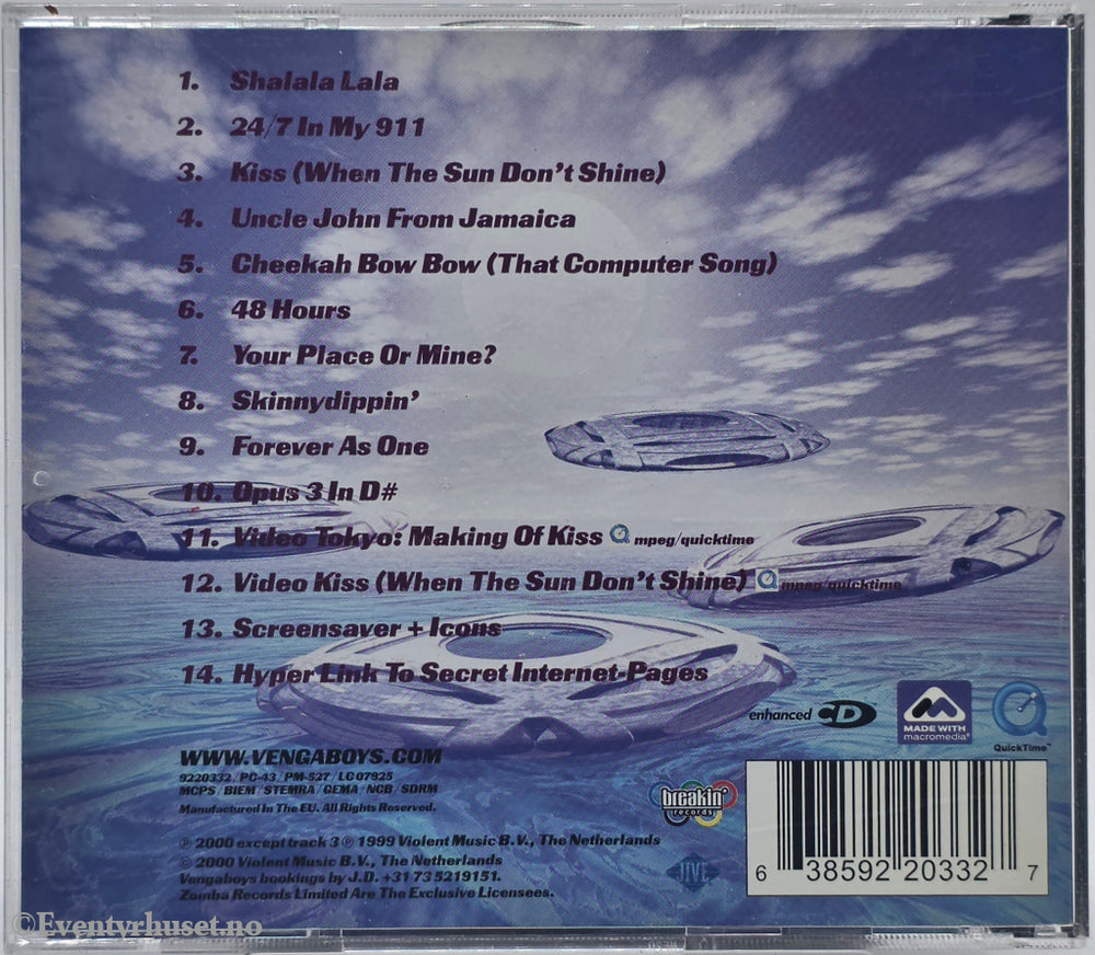 Vengaboys. 2000. The Platinum Album. CD.