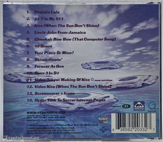 Vengaboys. 2000. The Platinum Album. CD.
