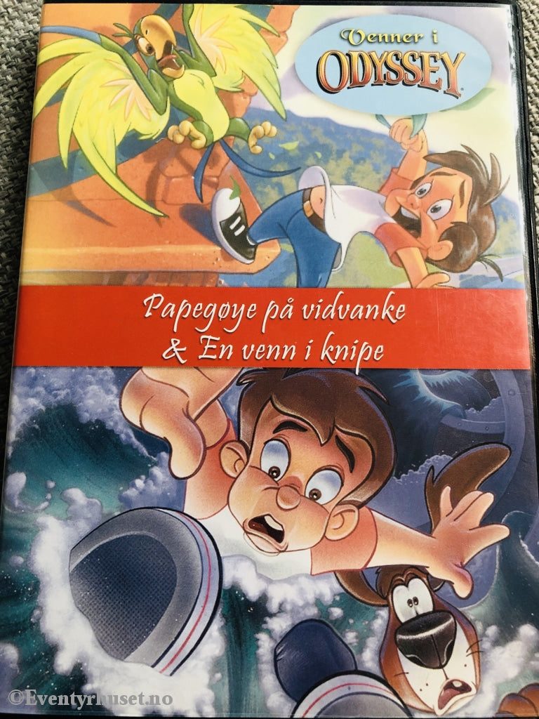 Venner I Odyssey. Papegøye På Vidvanke & En Venn Knipe. Dvd. Dvd