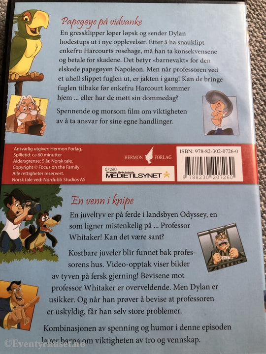 Venner I Odyssey. Papegøye På Vidvanke & En Venn Knipe. Dvd. Dvd