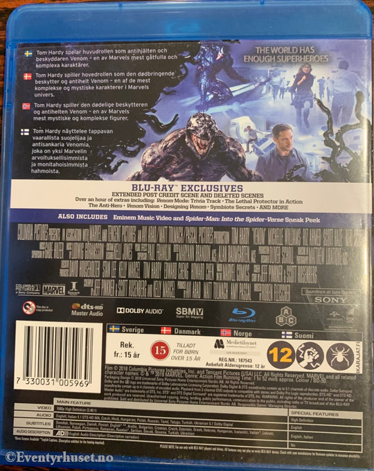 Venom. Blu-Ray. Blu-Ray Disc
