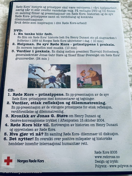 Verdier og etisk refleksjon i Røde Kors. 2004. DVD.