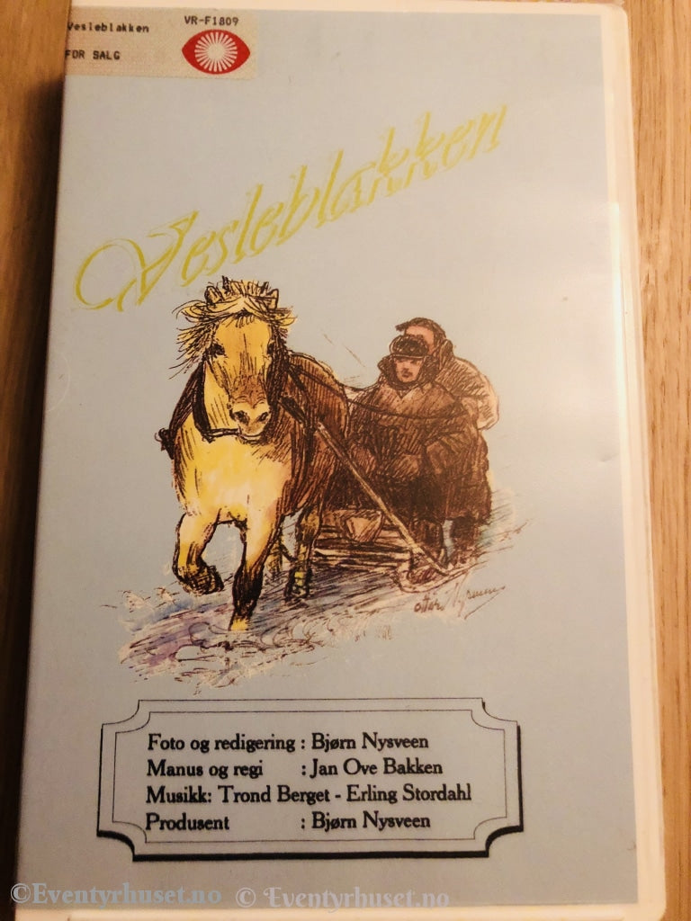 Vesleblakken. 1992. Vhs Big Box.