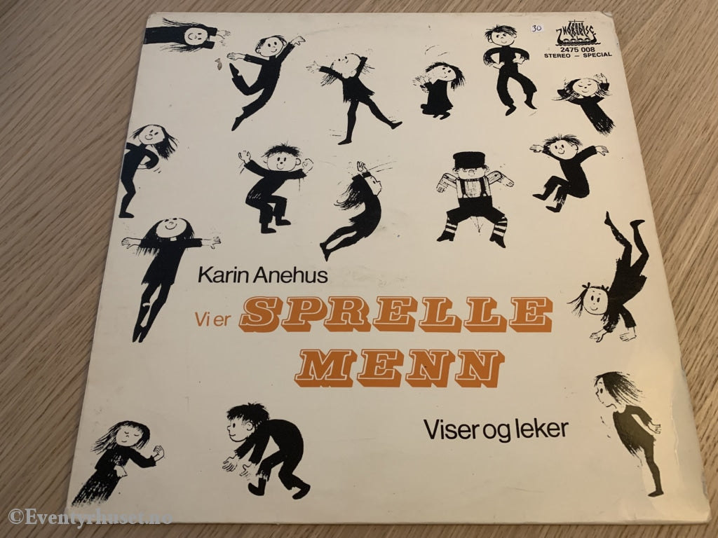 Vi Er Sprellemenn. Karin Anehus. 1970. Lp. Lp Plate