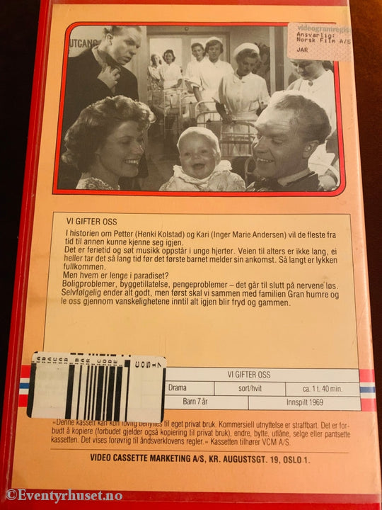 Vi Gifter Oss. 1969. Vhs Big Box.