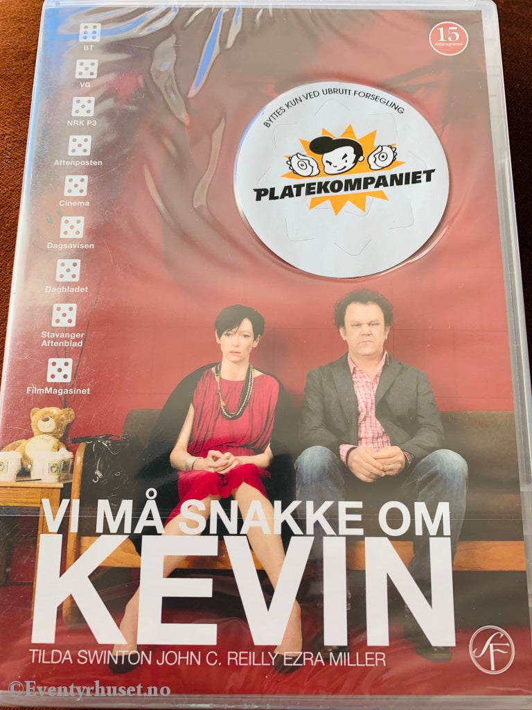 Vi Må Snakke Om Kevin. 2011. Dvd. Ny I Plast! Dvd