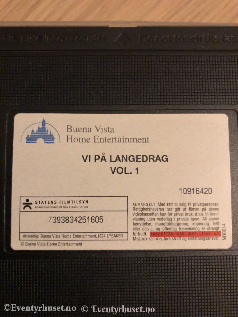 Vi På Langedrag. Vol.1. 2001. Vhs. Vhs