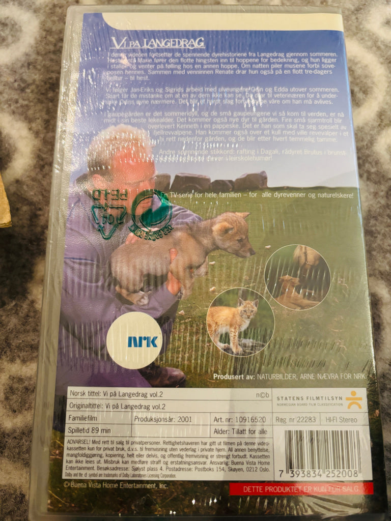 Vi på Langedrag. Vol.2. Sommer. 2001. VHS. Ny i plast! VHS