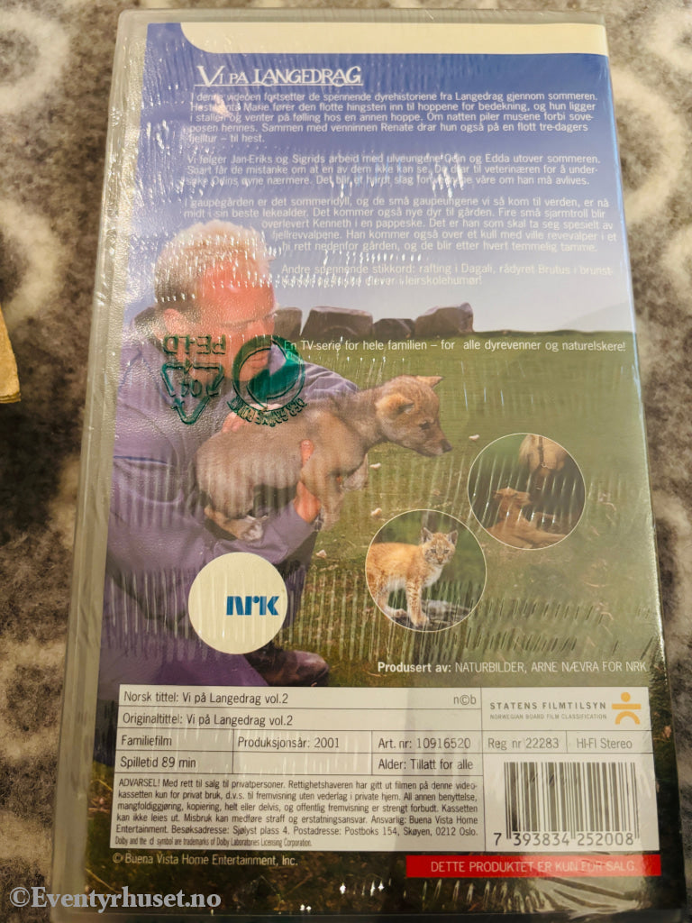 Vi på Langedrag. Vol.2. Sommer. 2001. VHS. Ny i plast! VHS