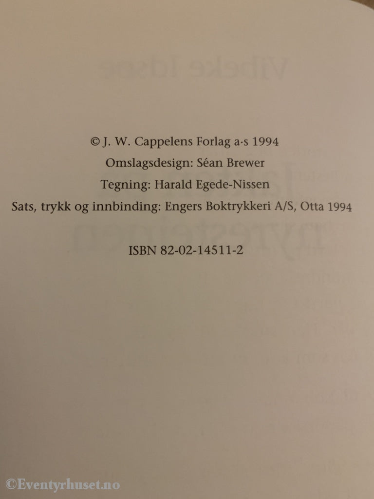 Vibeke Idsøe. 1994. Jakten På Nyresteinen. Fortelling